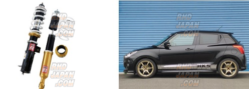 HKS Coilover Suspension Full Kit Hipermax IV GT - Swift Sport